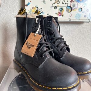 Dr. Martens Black Lace-Up Boots